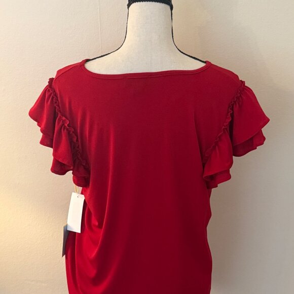 Monteau + Cece Bundle Red Polka Dot + Red Shirt  Size M - Picture 10 of 10